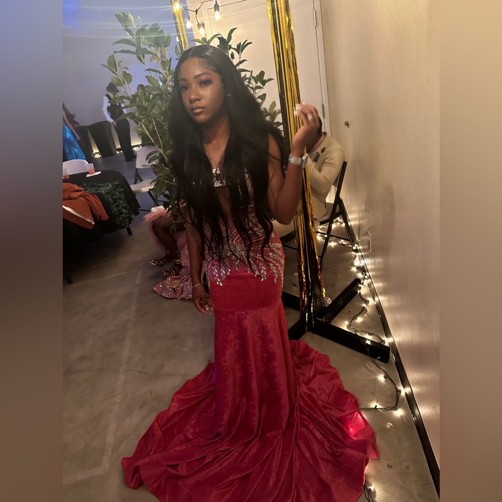 Pink Prom Dress.